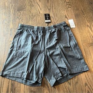 NWT Alfani grey sleep shorts with pockets and elastic waisted size medium